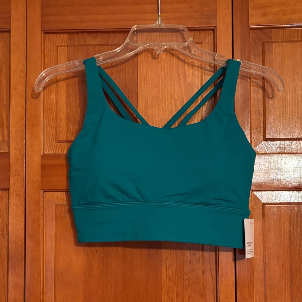 Lululemon longline energy bra in sonic teal
